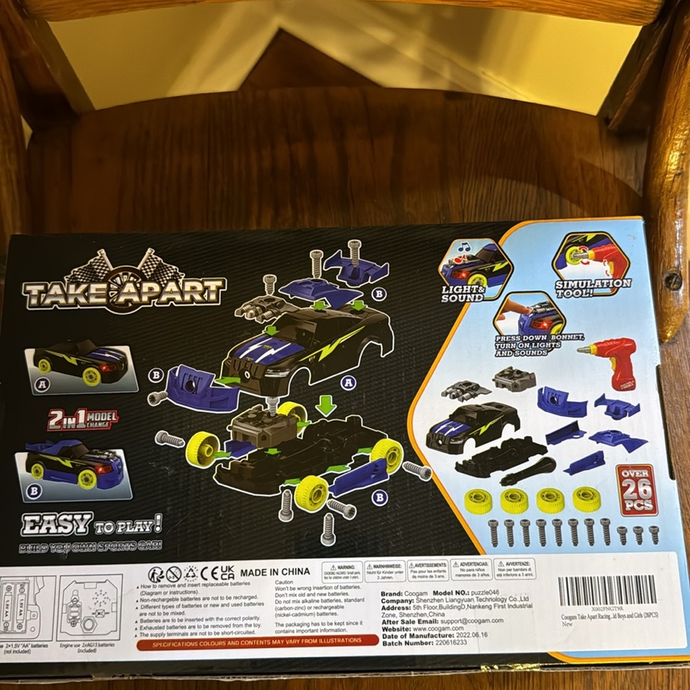 TAKE APART  Racing car - Picture 2 of 4